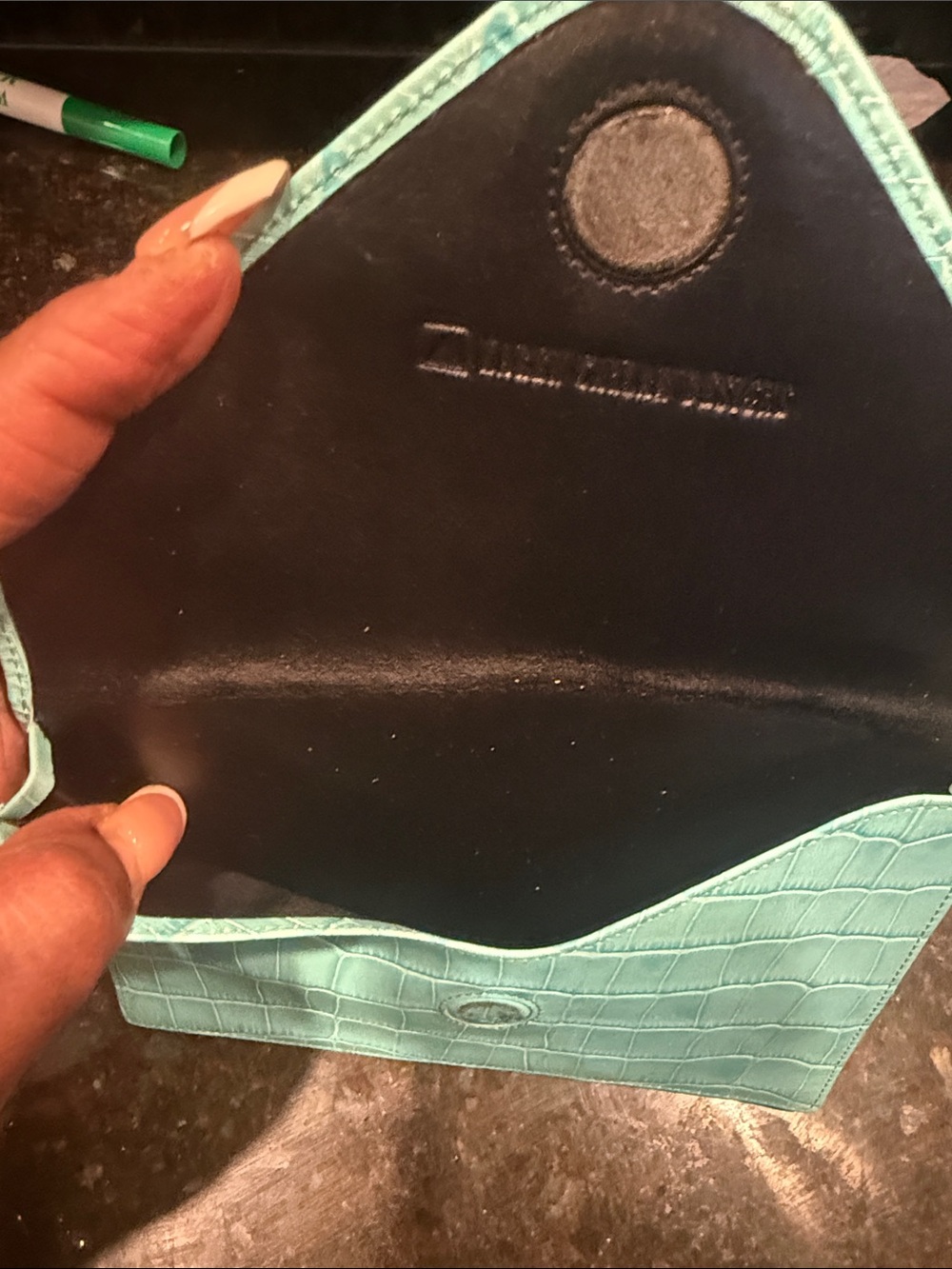 Vintage Karen Callan Designs Envelope Clutch - Picture 4 of 6